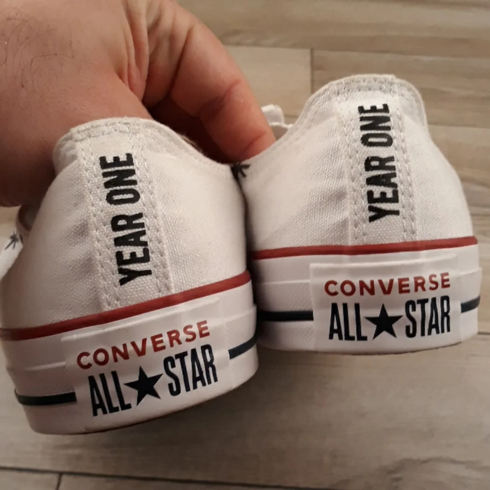 CONVERSE Asterisk Year One White Sz 12 Mens Low‎ Top Sneakers Shoes RARE - Picture 6 of 10